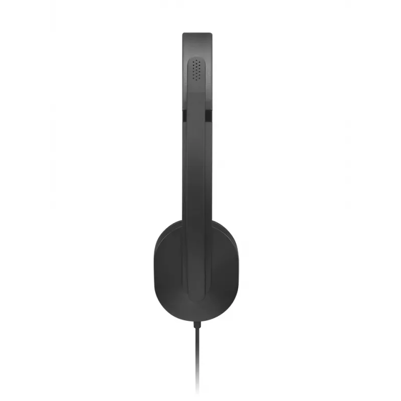 Lenovo VoIP Headset 5000 laidinis ausinių rinkinys su USB-C ir USB-A adapteriu, juoda