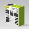 Virtuvinių peilių ir pjaustymo lentelių rinkinys Maestro MR-1412-BLACK