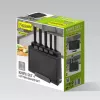 Virtuvinių peilių ir pjaustymo lentelių rinkinys Maestro MR-1412-BLACK