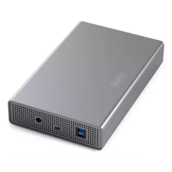 Išorinis HDD korpusas Digitus DA-71106-1 USB 3.0 3,5 colio SATA 16TB aliuminis