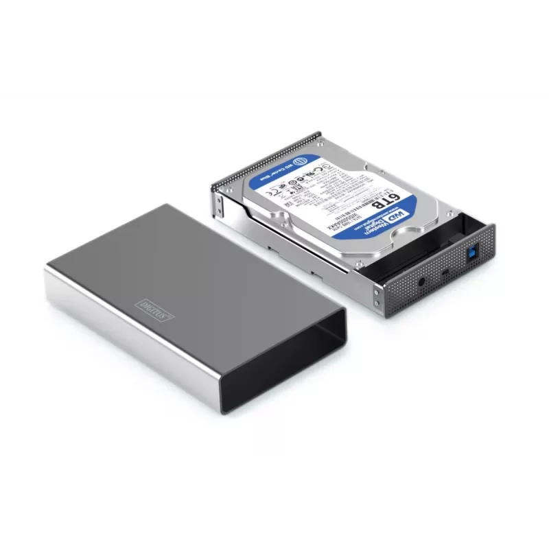 Išorinis HDD korpusas Digitus DA-71106-1 USB 3.0 3,5 colio SATA 16TB aliuminis