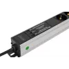 DIGITUS DN-95438 PDU su dažnių filtru ir apsauga nuo viršįtampių 1U 9x kištukinis lizdas 16A 3600W 230V 2m