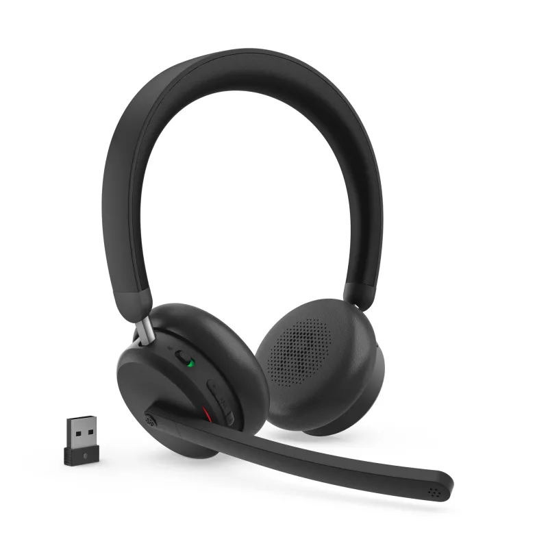 Lenovo ANC Headset 6550 Belaidė ausinė ant galvos, biurui / skambučių centrui, USB Type-C, Bluetooth, juoda