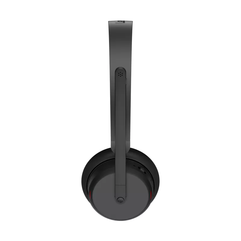 Lenovo 6550 belaidė ausinė su ausų juosta, skirta biurui / skambučių centrui, USB Type-C, Bluetooth, juoda