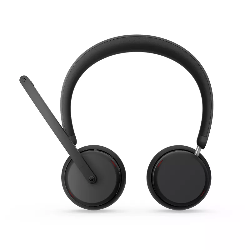 Lenovo 6550 belaidė ausinė su ausų juosta, skirta biurui / skambučių centrui, USB Type-C, Bluetooth, juoda