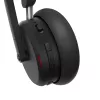 Lenovo 6550 belaidė ausinė su ausų juosta, skirta biurui / skambučių centrui, USB Type-C, Bluetooth, juoda