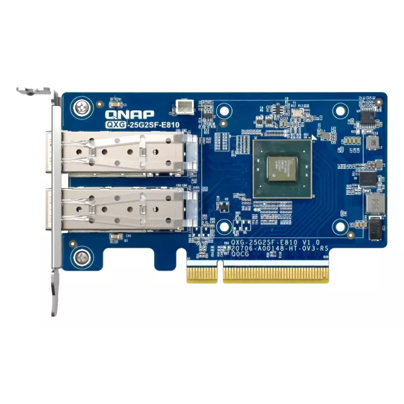 QNAP QXG-25G2SF-E810 tinklo plokštė, vidinė, šviesolaidžio, 25000 Mbit/s