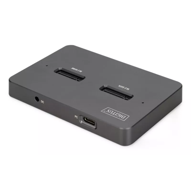 Docking stotelė Digitus DA-71546-1 M.2 NVMe SATA USB-C 10 Gbit/s