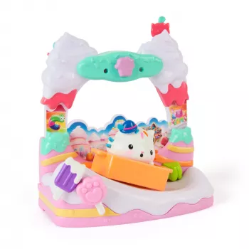 Žaidimų rinkinys Gabby's Dollhouse Cakey Cat's Sweet Treat Balkonas Įvairiaspalvis
