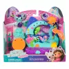 Gabby's Dollhouse: Filmas, MerCat akvariumo balkonas su žaisline figūrėle ir lėlių namelio aksesuarais, vaikų žaislai mergaitėms ir berniukams nuo 3 metų
