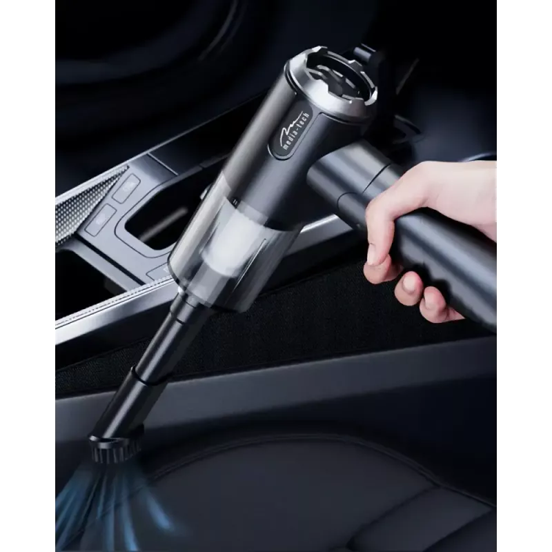 Mini pūstuvas MEDIA-TECH MT6538 2 IN 1 Jet Air Duster – belaidis rankinis valytuvas, 2000 mAh, 65 W, 2500 l/min, 7000 Pa
