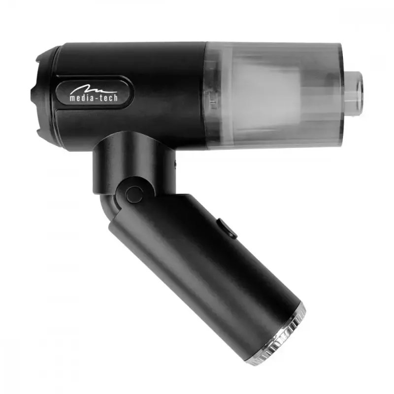 Mini pūstuvas MEDIA-TECH MT6538 2 IN 1 Jet Air Duster – belaidis rankinis valytuvas, 2000 mAh, 65 W, 2500 l/min, 7000 Pa