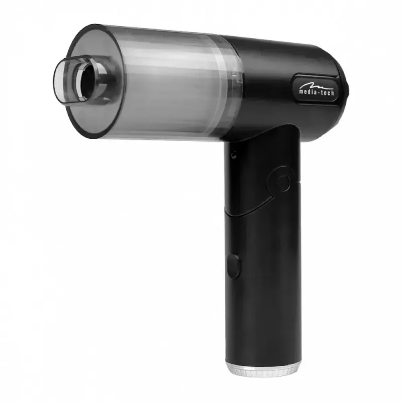 Mini pūstuvas MEDIA-TECH MT6538 2 IN 1 Jet Air Duster – belaidis rankinis valytuvas, 2000 mAh, 65 W, 2500 l/min, 7000 Pa