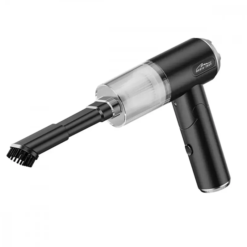 Mini pūstuvas MEDIA-TECH MT6538 2 IN 1 Jet Air Duster – belaidis rankinis valytuvas, 2000 mAh, 65 W, 2500 l/min, 7000 Pa