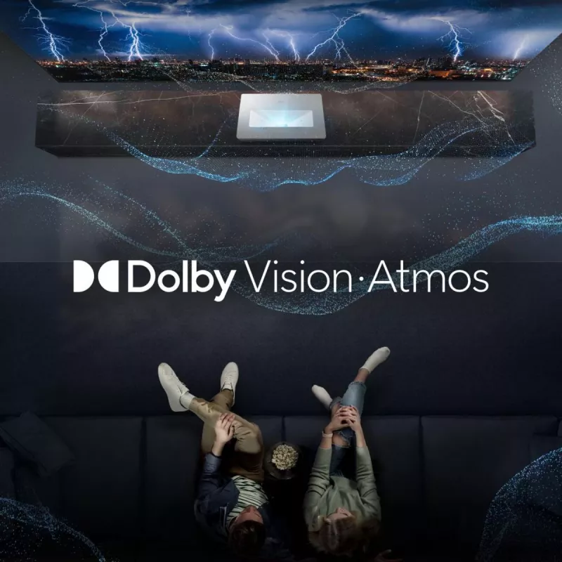 Projektorius Hisense 120L5ND Ultra trumpo fokusavimo lazerinis 120 inch 4K UHD (3840x2160) 2700 ANSI liumenų