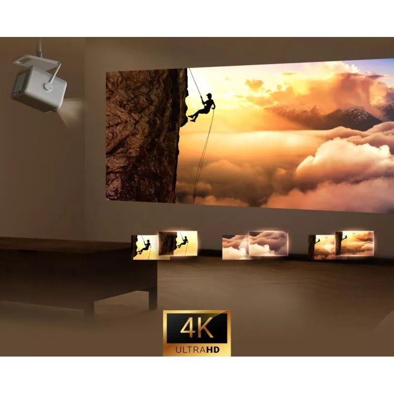 Projektorius Hisense M2 Pro UHD 4K (3840x2160) 3D pilkas