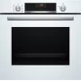 Įmontuojama elektrinė orkaitė Bosch Serie 6 HBG536EW4 – 71 L, 3400 W, balta, EasyClean, 10 automatinės programos