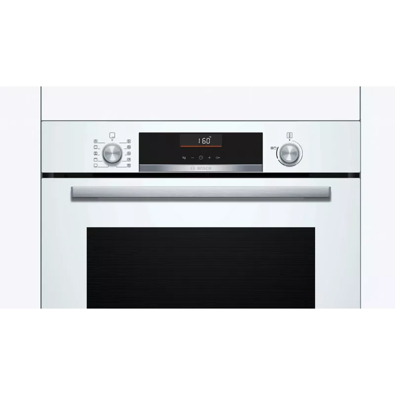 Įmontuojama elektrinė orkaitė Bosch Serie 6 HBG536EW4 – 71 L, 3400 W, balta, EasyClean, 10 automatinės programos