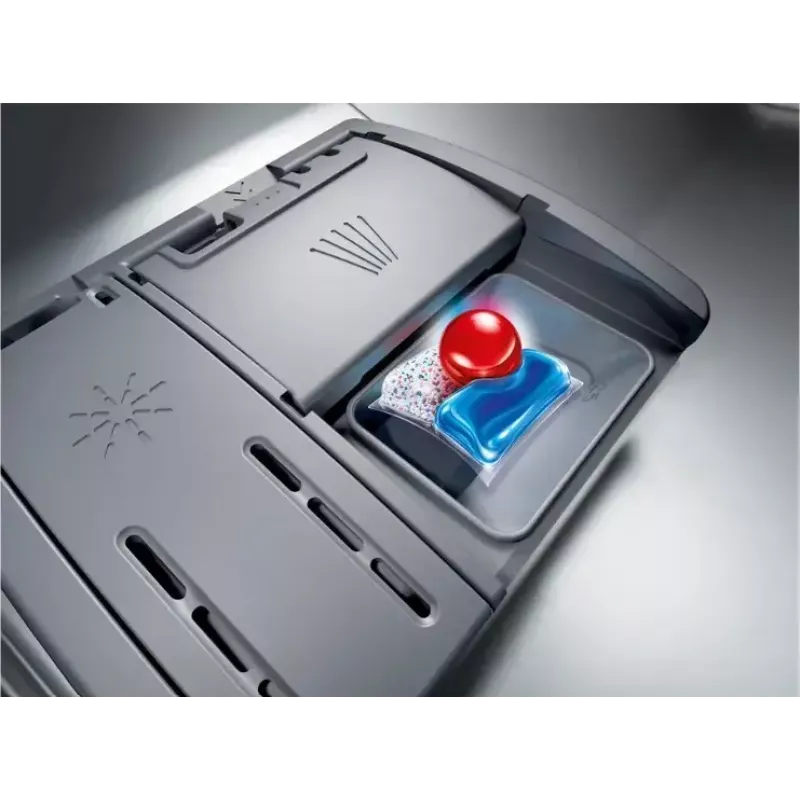 Įmontuojamas indaplovė Bosch SMU2HVS06E — 60 cm pilno dydžio, 14 komplektų, 5 programos, šilumokaičio džiovinimas