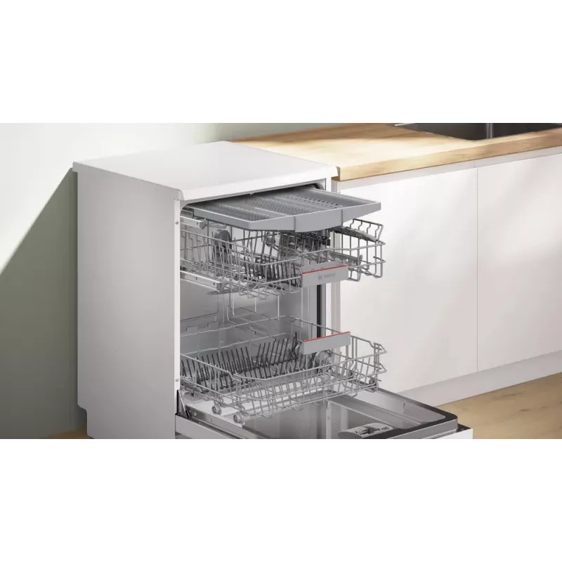 Indaplovė Bosch Serie 4 SMS4HVW14E laisvai pastatoma 60 cm — 14 komplektų, 46 dB, šilumokaitis