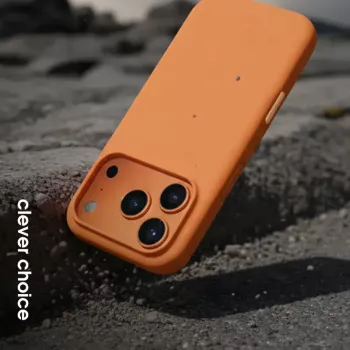 Crong Color Cover Magnetinis Dėklas su MagSafe, iPhone 17 Pro, Juodas