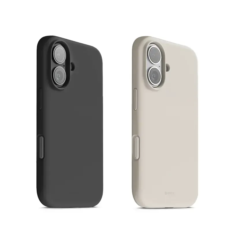 Crong Color Cover magnetinis dėklas su MagSafe, skirtas iPhone 17, juodas