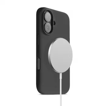 Crong Color Cover magnetinis dėklas su MagSafe, skirtas iPhone 17, juodas