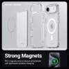 Crong Clear MAG Cover Case su MagSafe, skaidrus, iPhone 17 Pro, CRGCLRMIP1763PTRS