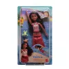 Disney Vaiana 2 plaukiojanti Tautai Vaiana mados lėlė su 2 aksesuarais ir besikeičiančia spalva liemene