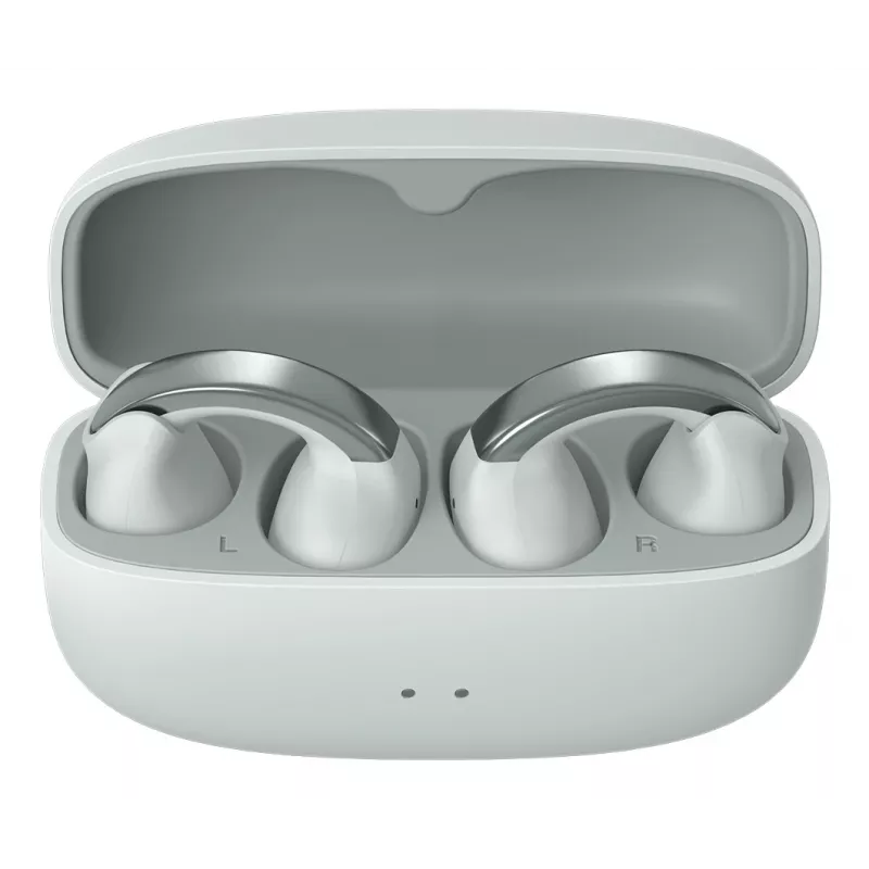 JVC HA-NP1T Ausinės Belaidės True Wireless Stereo (TWS) Užsegamos ant ausies Skambučiams/Muzikai USB Type-C Bluetooth Pilka, Sidabrinė