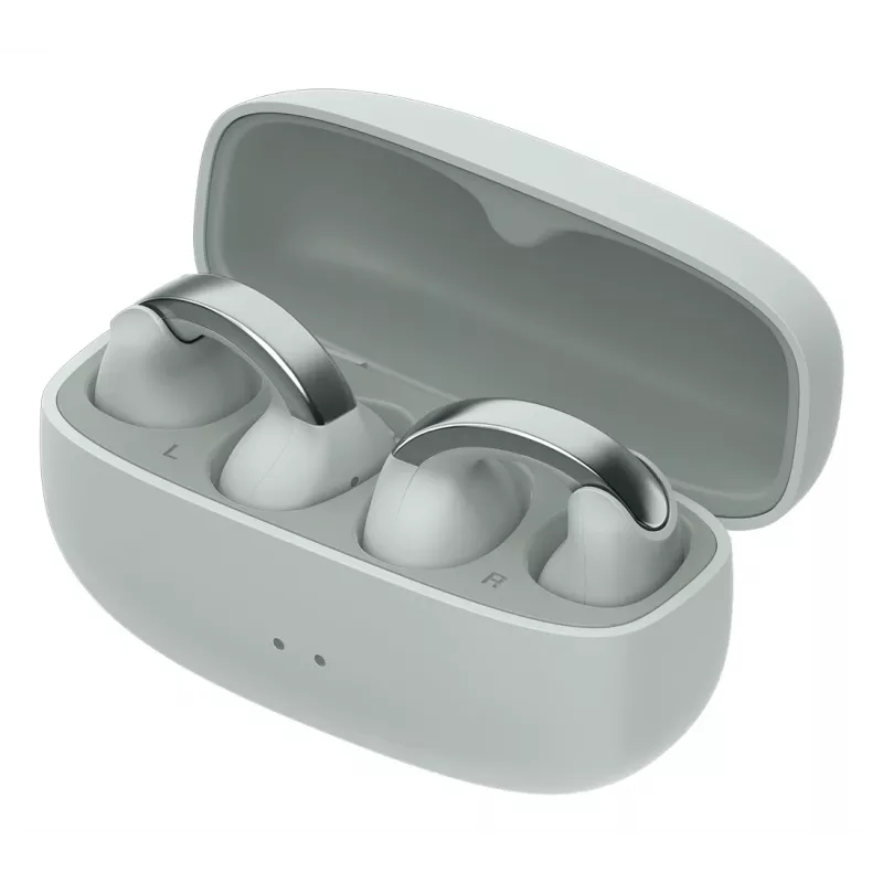JVC HA-NP1T Ausinės Belaidės True Wireless Stereo (TWS) Užsegamos ant ausies Skambučiams/Muzikai USB Type-C Bluetooth Pilka, Sidabrinė