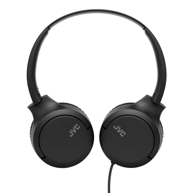 Ausinės JVC HA-S33UC laidinės ausinės ant galvos, 2 garsiakalbiai 29,7 mm, 20–20000 Hz, 1,2 m laidas, įmontuotas mikrofonas, juodos