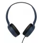 Ausinės JVC HA-S33UCAU laidinės binauralinės galvos juosta USB-C, 2 garsiakalbiai 2,97 cm, 20–20000 Hz, kabelis 1,2 m, mėlyna