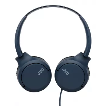 Ausinės JVC HA-S33UCAU laidinės binauralinės galvos juosta USB-C, 2 garsiakalbiai 2,97 cm, 20–20000 Hz, kabelis 1,2 m, mėlyna