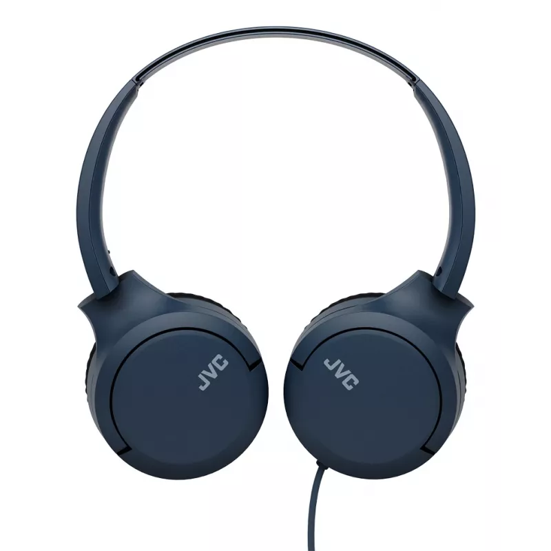 Ausinės JVC HA-S33UCAU laidinės binauralinės galvos juosta USB-C, 2 garsiakalbiai 2,97 cm, 20–20000 Hz, kabelis 1,2 m, mėlyna