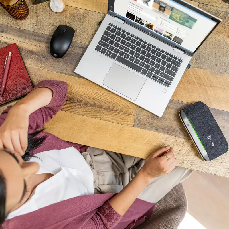 Garsiakalbis Poly HP Poly Sync 20 su Bluetooth, USB-C/A adapteriu, Micro-USB, 20h baterija, juodas