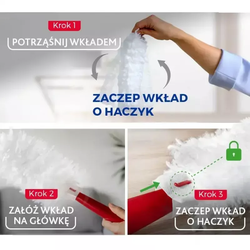 VILEDA Flex&Catch 177662 dulkių rinktuvo antdėklų rinkinys – 10 pakaitinių įdėklų