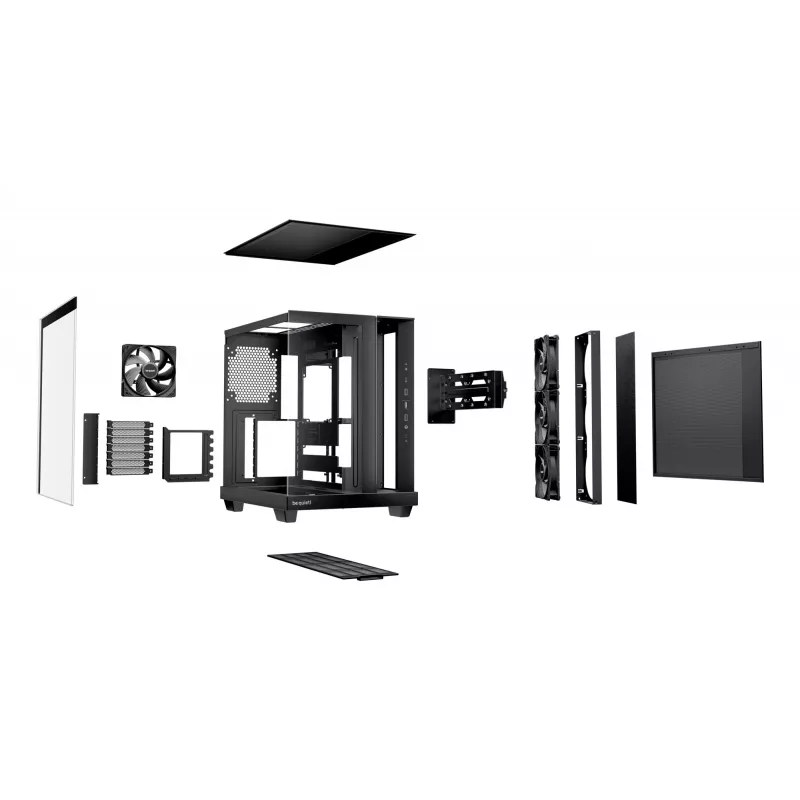 PC korpusas be quiet! Light Base 500 Midi Tower juodas