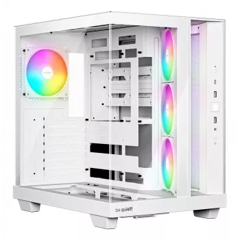 Korpusas be quiet Light Base 500 LX White Midi Tower ATX/PS2 PSU palaikymas 3x120 mm priekyje 1x120 mm gale palaiko 2.5/3.5 colių diskus 305×436×432 mm
