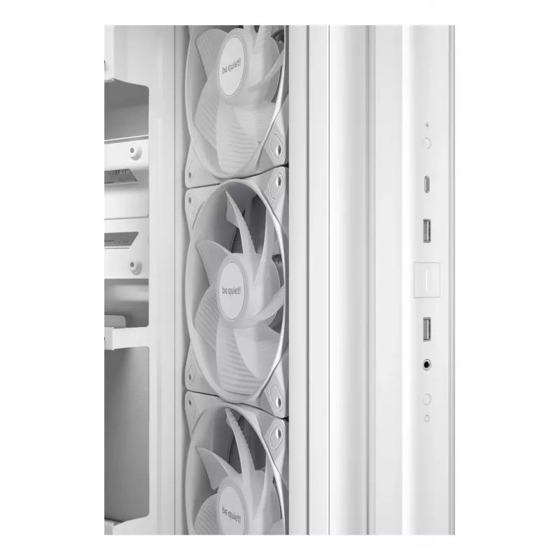 Korpusas be quiet Light Base 500 LX White Midi Tower ATX/PS2 PSU palaikymas 3x120 mm priekyje 1x120 mm gale palaiko 2.5/3.5 colių diskus 305×436×432 mm