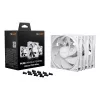 be quiet! Pure Wings 3 120mm PWM Reverse White Triple-Pack – 3 vnt. 12 cm kompiuterio korpuso ventiliatoriai