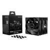 be quiet! Pure Wings 3 120mm PWM Reverse Triple-Pack – 3 vnt. korpuso ventiliatorių rinkinys, 12 cm, juodas
