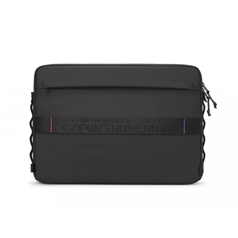 ASUS ROG Slash Sleeve 4.0 BS3601 dėklas nešiojamiesiems kompiuteriams iki 16 colių (40,6 cm), atsparus vandeniui, juodos spalvos
