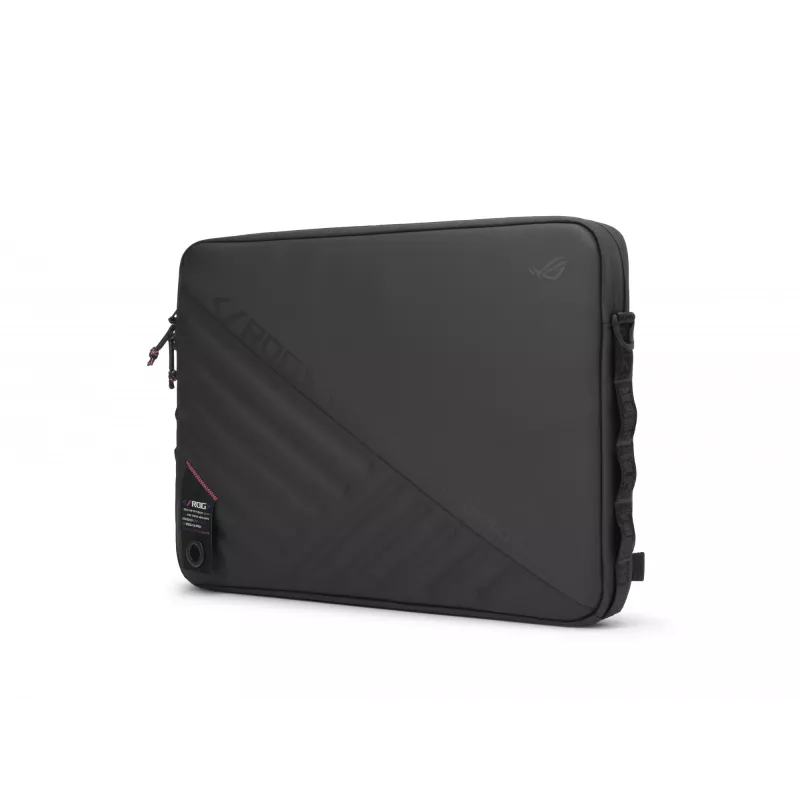 ASUS ROG Slash Sleeve 4.0 BS3601 dėklas nešiojamiesiems kompiuteriams iki 16 colių (40,6 cm), atsparus vandeniui, juodos spalvos