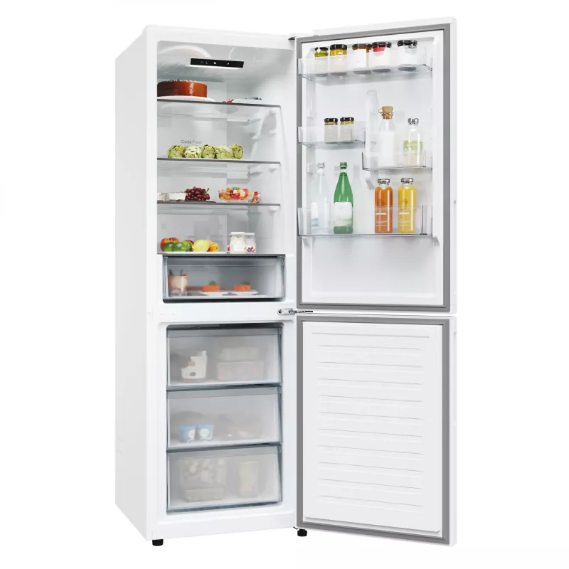 Candy Fresco ECN2CQTEW186 Laisvai pastatomas šaldytuvas su šaldikliu 355 L Baltas