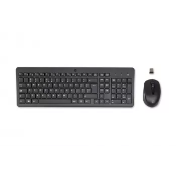 HP 330 belaidė klaviatūra ir pelė, pilno dydžio (100%), RF belaidis, QWERTY, juoda, pelė įtraukta