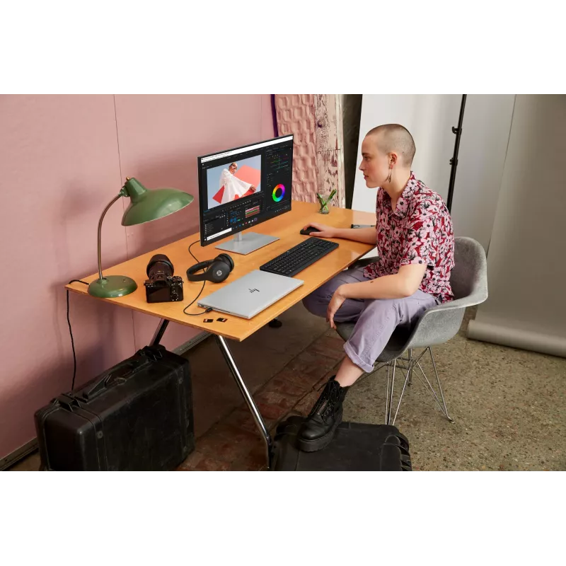 HP 230 belaidis pelės ir klaviatūros rinkinys, viso dydžio (100%), RF belaidis, membraninė, juoda, pelė įtraukta