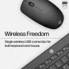 HP 230 belaidis pelės ir klaviatūros rinkinys, viso dydžio (100%), RF belaidis, membraninė, juoda, pelė įtraukta