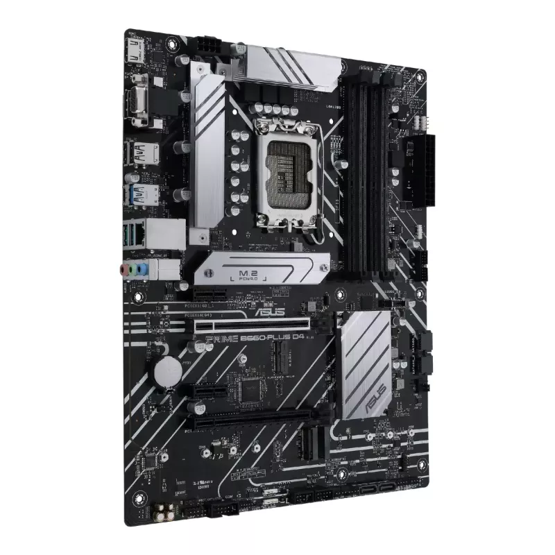 Pagrindinė plokštė ASUS PRIME B660-PLUS D4 — Intel B660, LGA 1700, ATX, DDR4, 4× DIMM, 128 GB, 3× M.2, 2.5 Gb LAN
