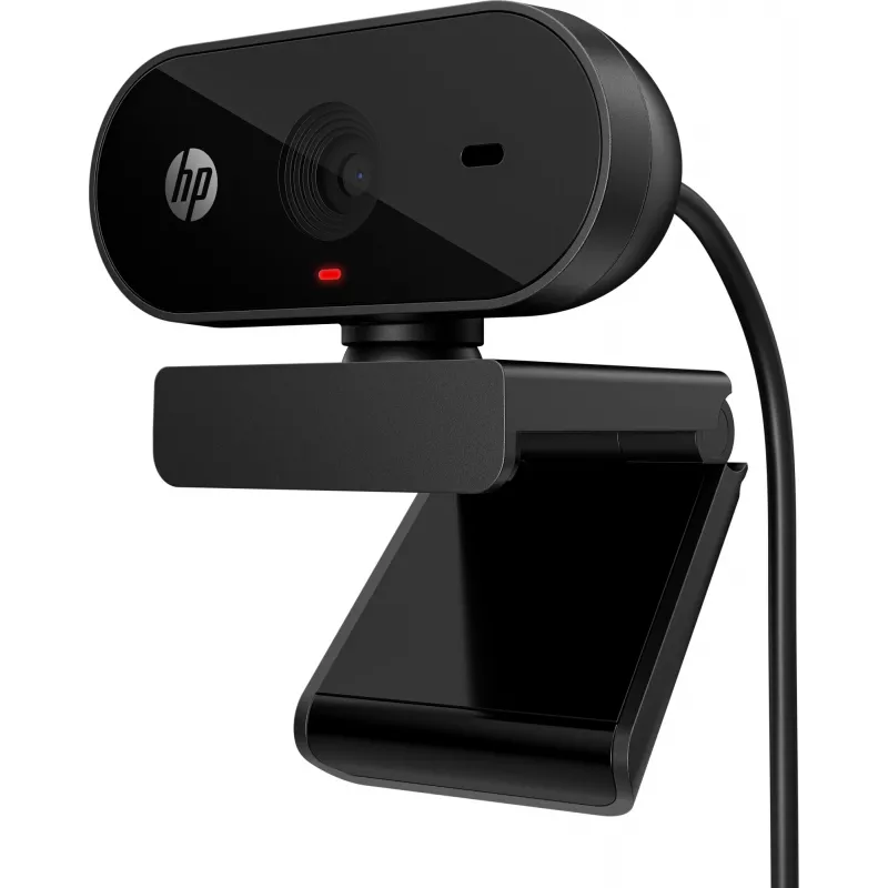 HP 320 FHD Webcam, 1920 x 1080 pikselių, Full HD, 30 kadrų/s, USB, juoda